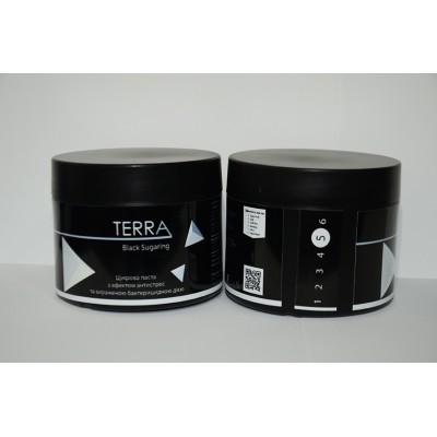 Сахарная паста TERRA black sugaring, плотная 400 г